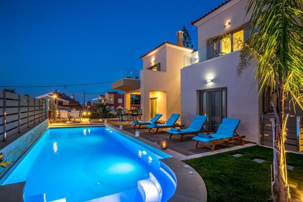 Nea Kydonia Superior Villa Marina Mare Sauna Hammam מראה חיצוני תמונה