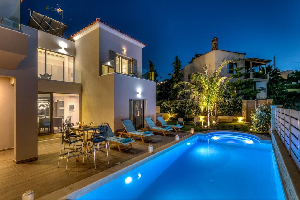 Nea Kydonia Superior Villa Marina Mare Sauna Hammam מראה חיצוני תמונה