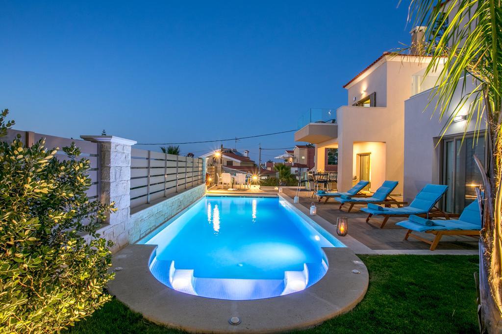 Nea Kydonia Superior Villa Marina Mare Sauna Hammam מראה חיצוני תמונה