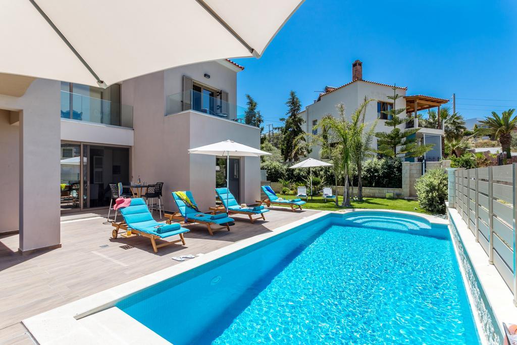 Nea Kydonia Superior Villa Marina Mare Sauna Hammam מראה חיצוני תמונה